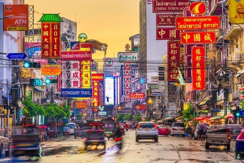 Mot quan che nguoi hoa via he tap nap khach tai khu pho nguoi hoa